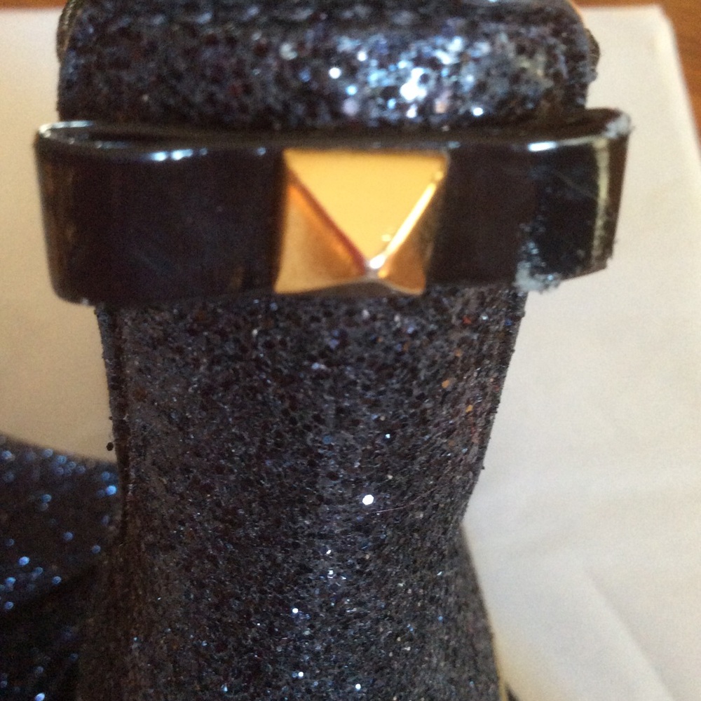 Kate Spade Glitter Sparkly Chelsea Ankle Booties - Picture 4 of 11